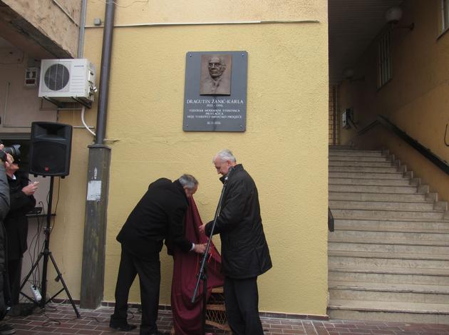 Dragutin Žanić spomen ploča