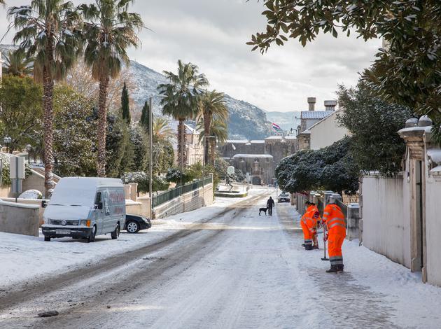 Dubrovnik snijeg