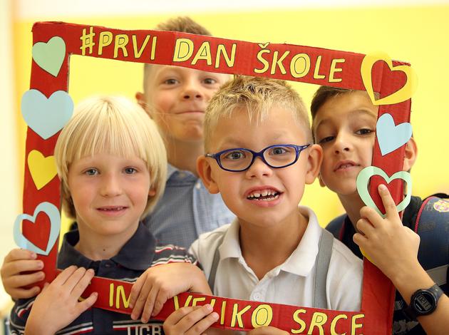 Prvi dan škole u OŠ Medvedgrad