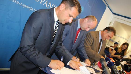 Potpisivanje projekta Sjever Hrvatske