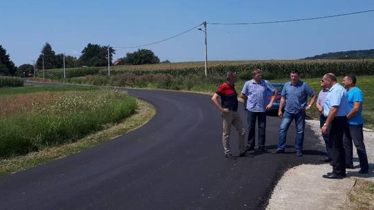 Obilazak završene ceste u općini Sokolovac