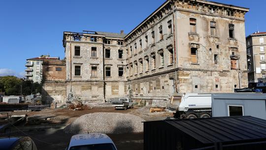 Rijeka: Radovi na rekonstrukciji T-objekta u kompleksu Benčić