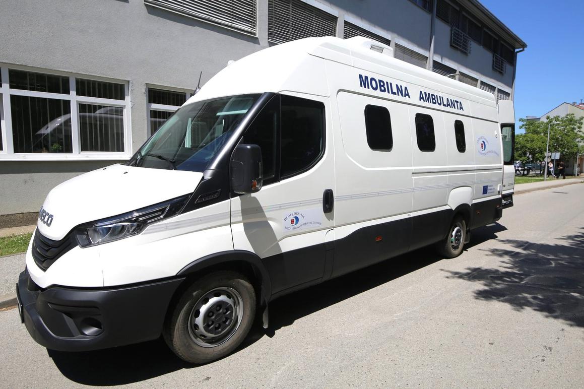 Druga mobilna ambulanta bit će zadužena za obilazak pacijenata u Slatini i okolici