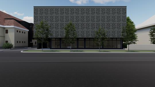 Novi arhiv bit će na sadašnjem parkiralištu iza postojeće zgrade arhiva, s kojom će biti i povezan