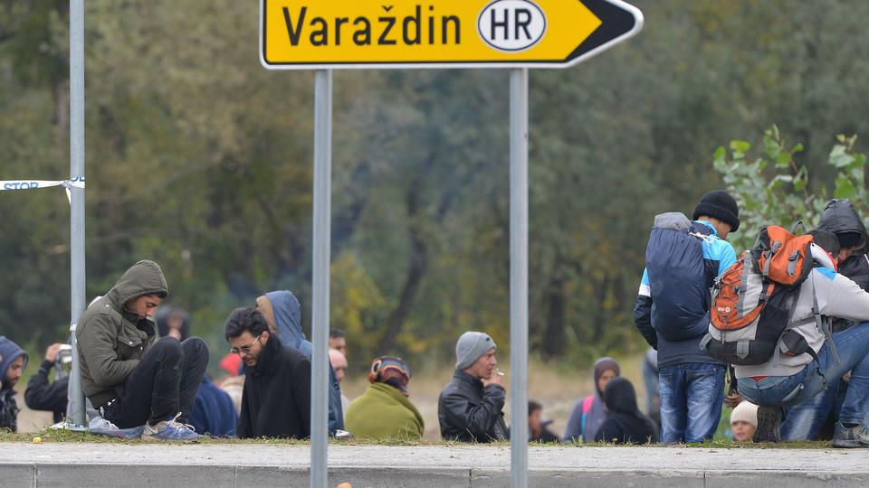Migranti na granici Hrvatske i Slovenije