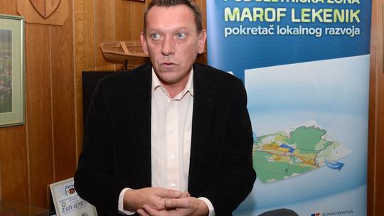 Načelnik općine Lekenik Ivica Perović predstavlja projekt Poduzetničke zone Marof