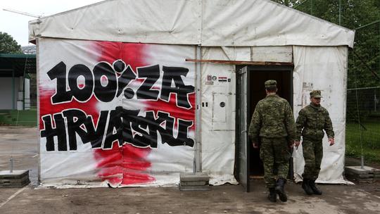 Braniteljski šator u Vukovaru