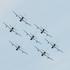 Spektakularan nastup talijanske letačke akrobatske grupe iznad Zadra