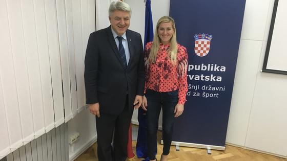 Župan Komadina i Janica Kostelić