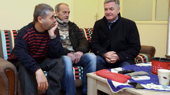 Gradonačelnik Željko Burić obišao šibensko prihvatilište za beskućnike