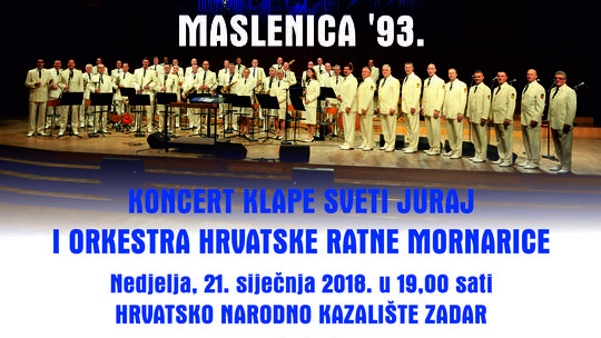 Koncert Klape Hrvatske ratne mornarice "Sveti Juraj"