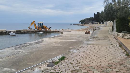 Uređenje plaže Materada