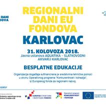 Regionalni dani EU fondova u Karlovcu - novo