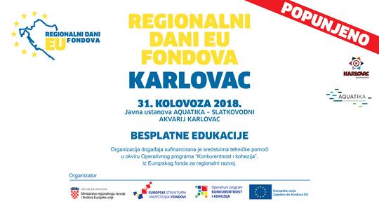Regionalni dani EU fondova u Karlovcu