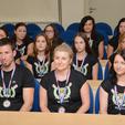 Članovi i članice svih ekipa na prijmu kod bjelovarskog gradonačelnika