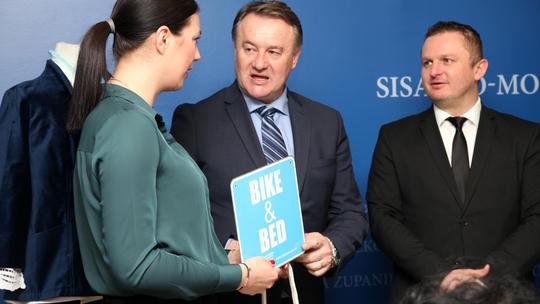 Župan Ivo Žinić istaknuo je kako se razmišlja i o gradnji novih biciklističkih staza