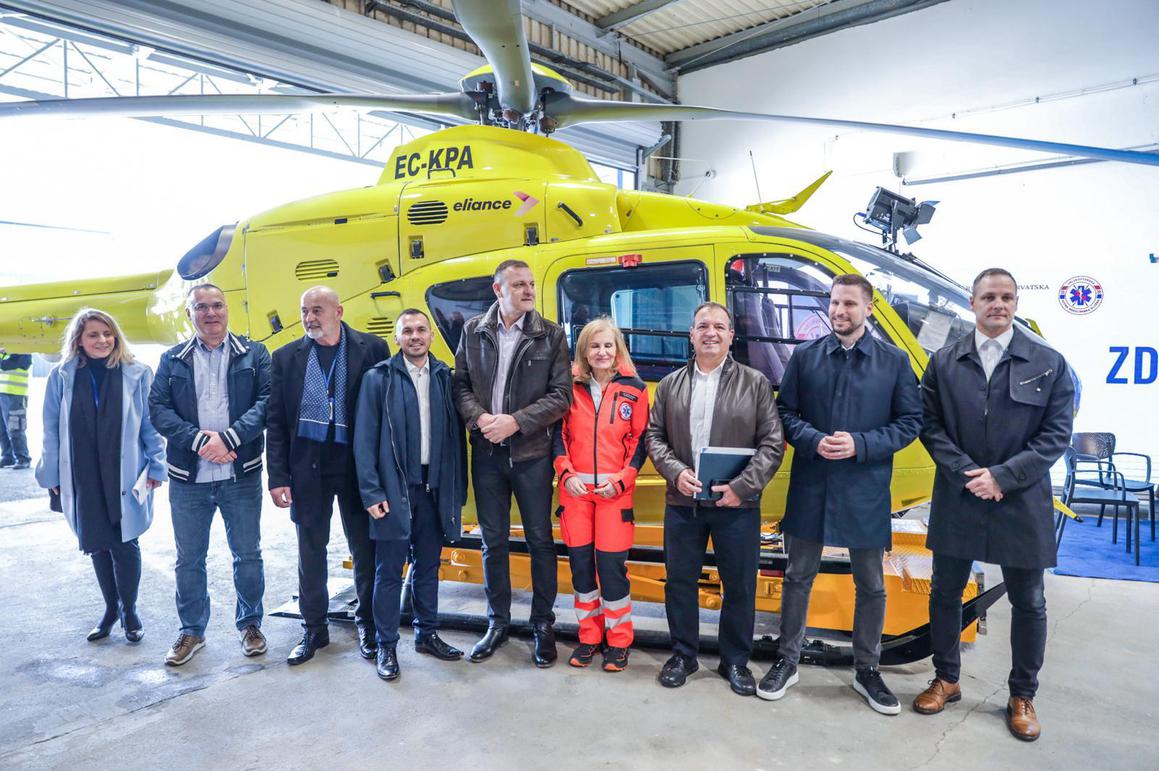 Helikopteri za spas životno ugroženih pacijenata s područja pet županija