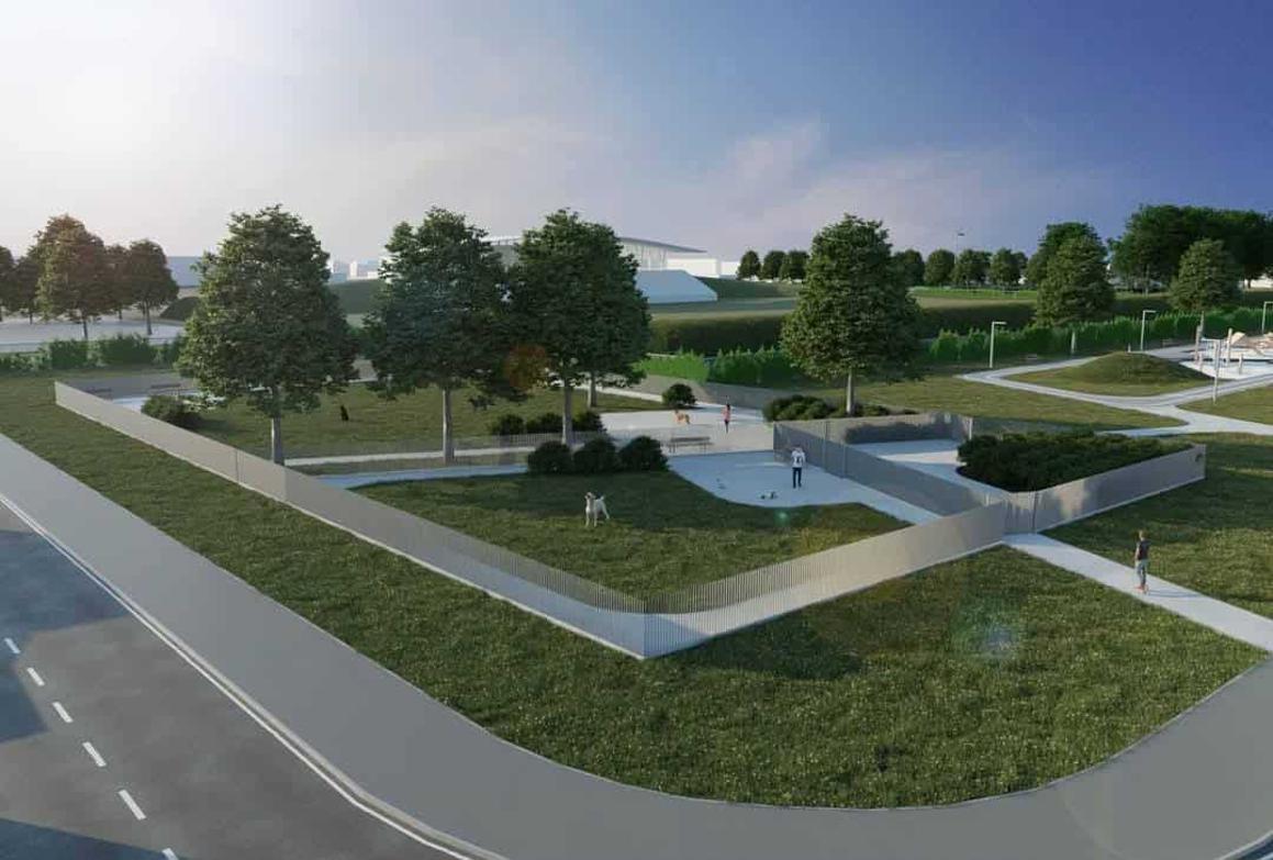 Umjetno brdo u novom parku ljeti će biti vidikovac, a zimi sanjkalište