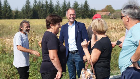 STANOVNICIMA se ostvario dugogodišnji san i sreća se vidjela na njihovim licima