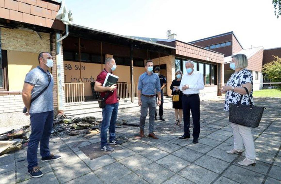 Požar u školi u Strmcu podmetnut, za djecu će se osigurati potrebni uvjeti za nastavu