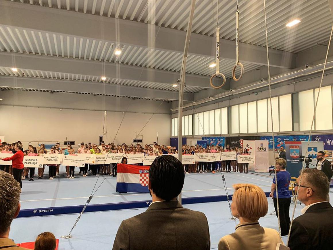 Održano Državno prvenstvo školskih sportskih društava u gimnastici