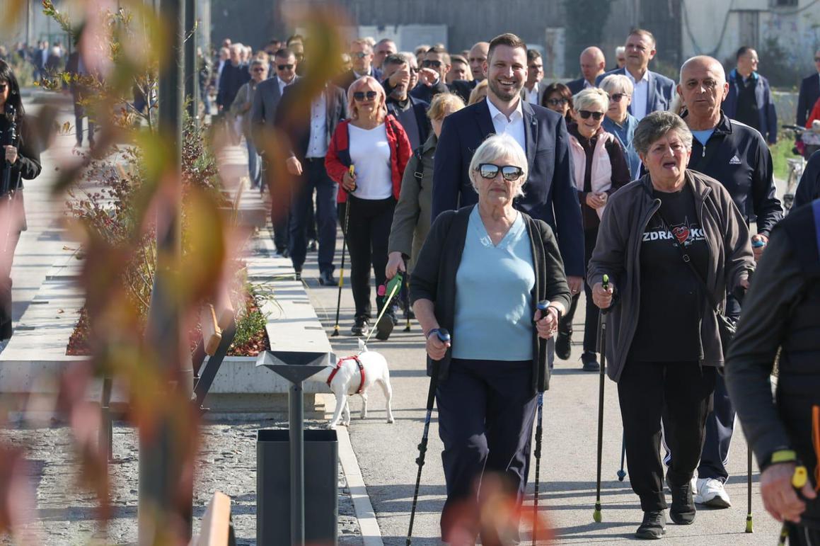 Osijek je dobio jednu od najdužih šetnica u Europi od 10,5 kilometara