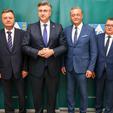 Na proslavu 32. rođendana Županije stigli su brojni uzvanici, među ostalim i predsjednik Vlade RH Andrej Plenković s potpredsjednikom Vlade i ministrom poljoprivrede Davidom Vlajčićem i suradnicima