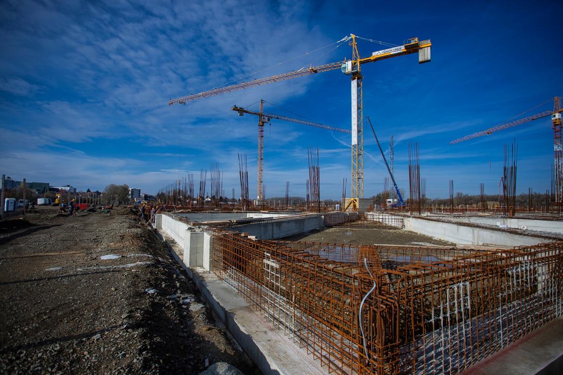 Građevinski radovi na novom stadionu NK Osijeka