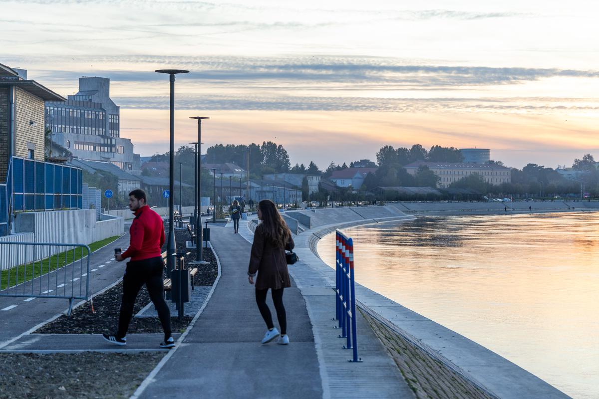 Osijek je dobio jednu od najdužih šetnica u Europi, dugu ukupno 10,5 kilometara