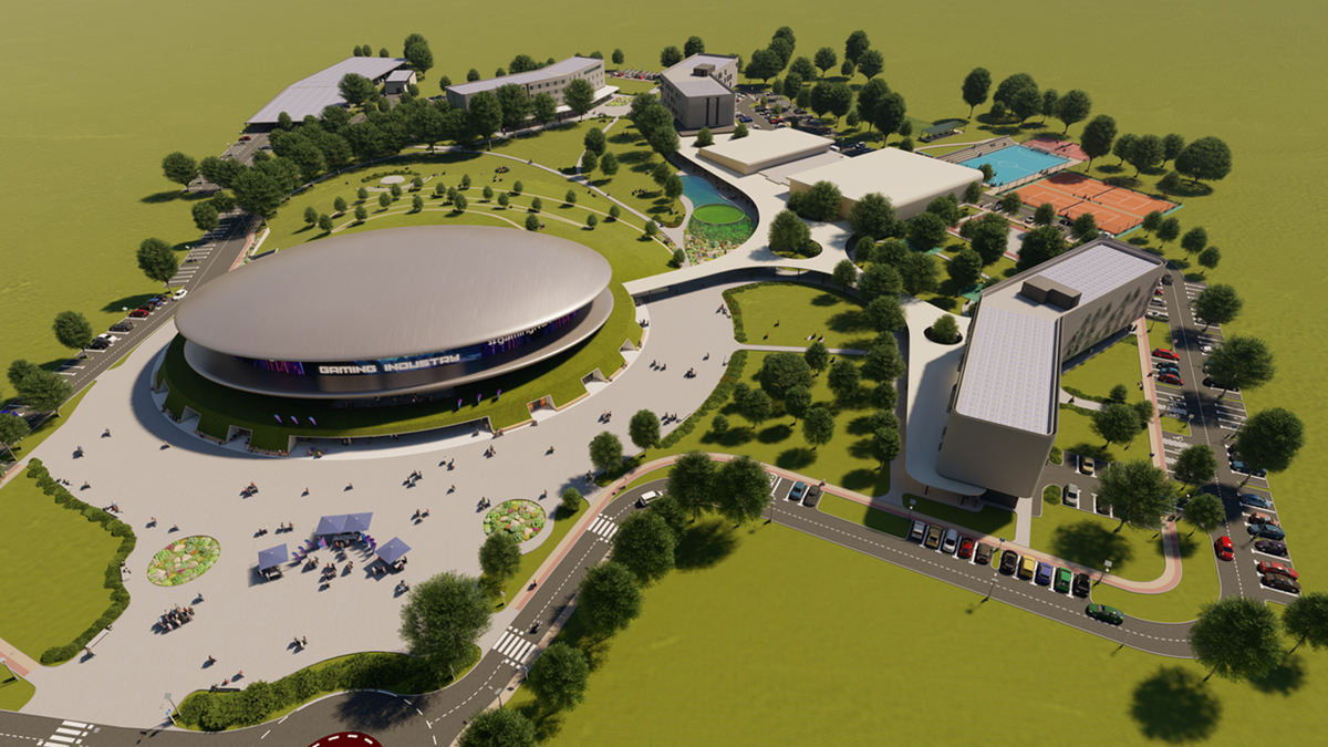 Ispod budućih zgrada fakulteta i studentskog doma ojačano je tlo izvedbom pilota, izvedene su armiranobetonske temeljne ploče i hidroizolacija, a nosive konstrukcije prizemlja su podignute