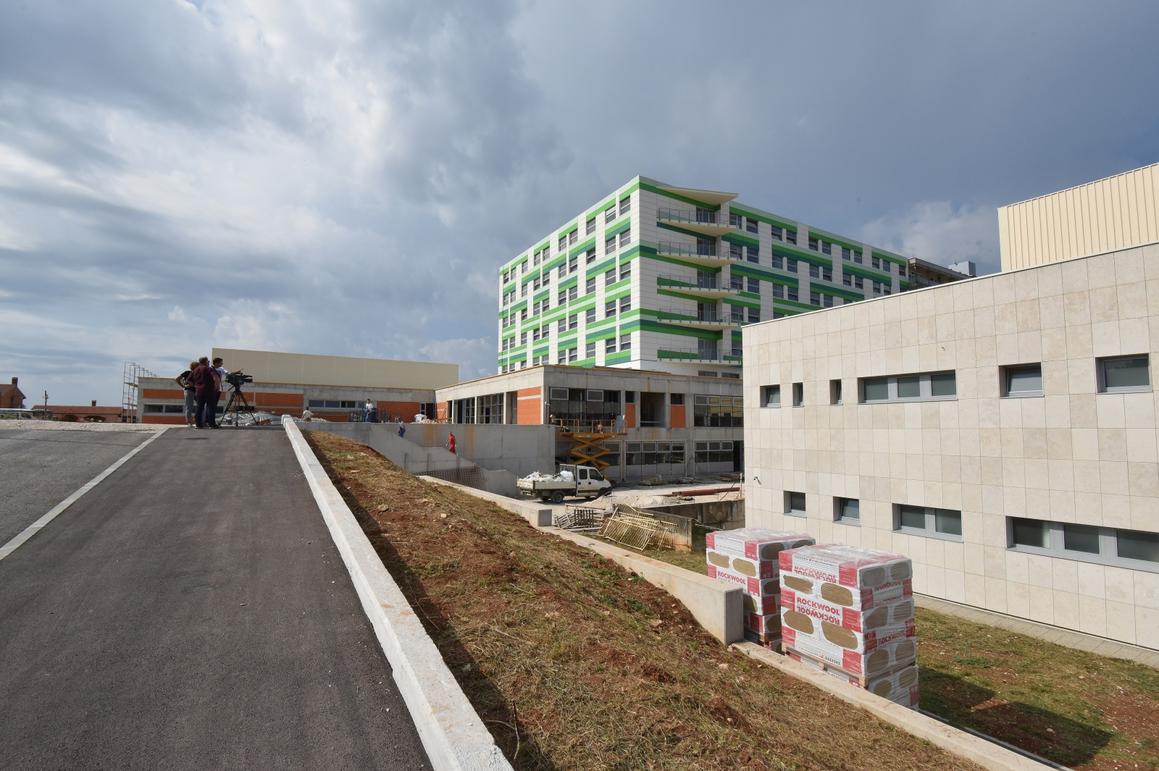 Radovi na izgradnji nove Opće bolnice u Puli