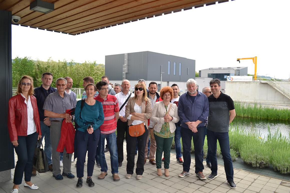 Posjet predstavnika Labina i Raše postrojenju za pročišćavanje otpadnih voda u Sloveniji