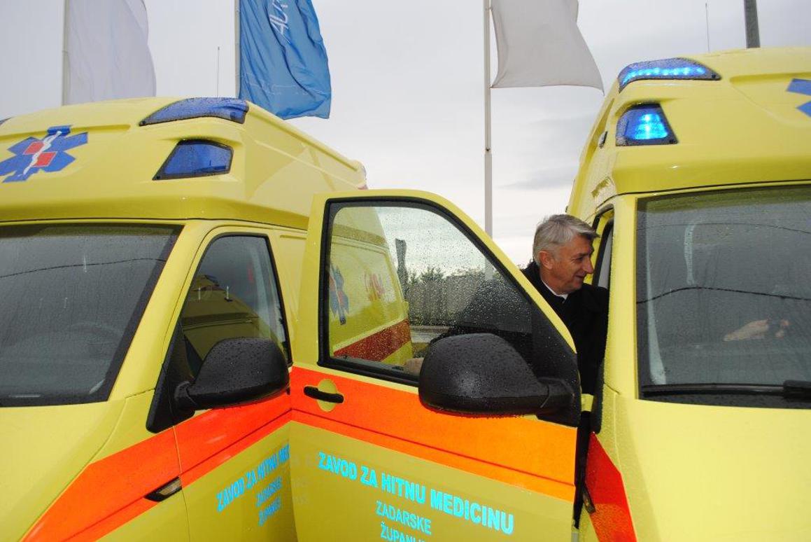 Četiri nova vozila za županijski Zavod za hitnu medicinu