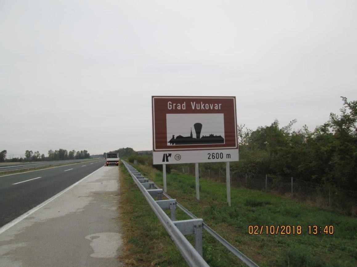 Turistička ploča na autocesti A3