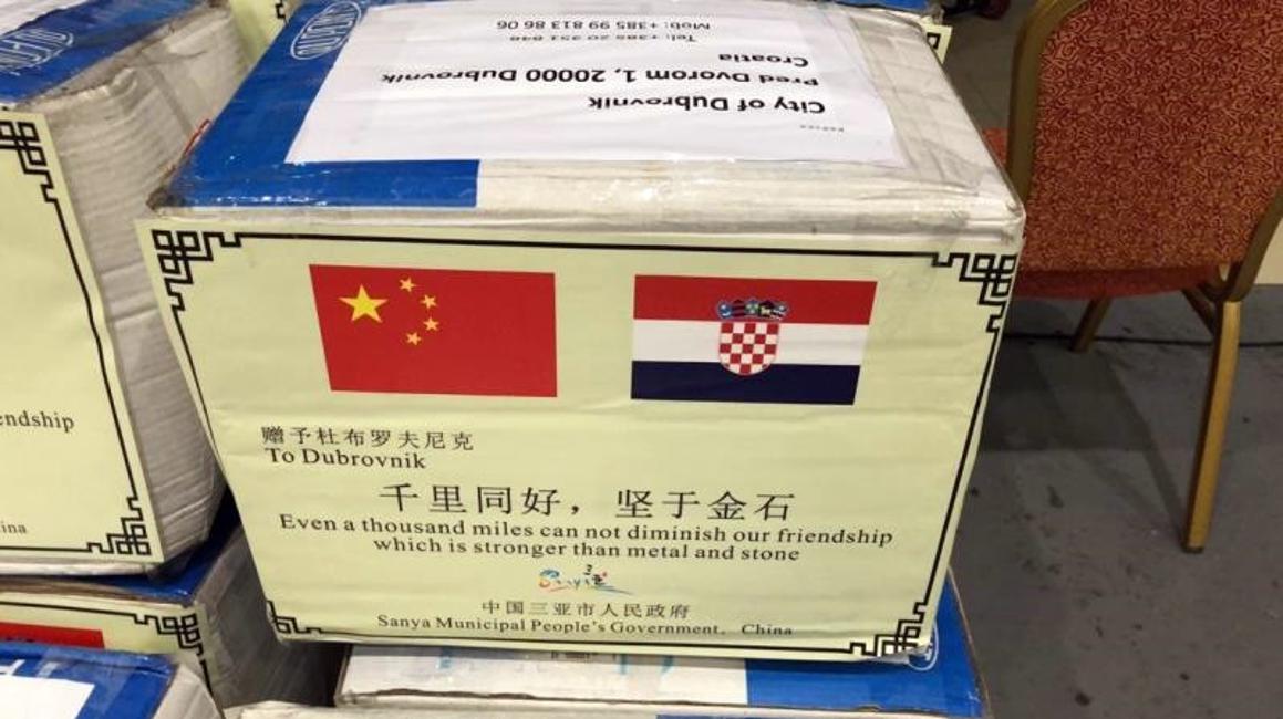 Kineski grad prijatelj Sanya donirao Dubrovniku 6000 zaštitnih maski