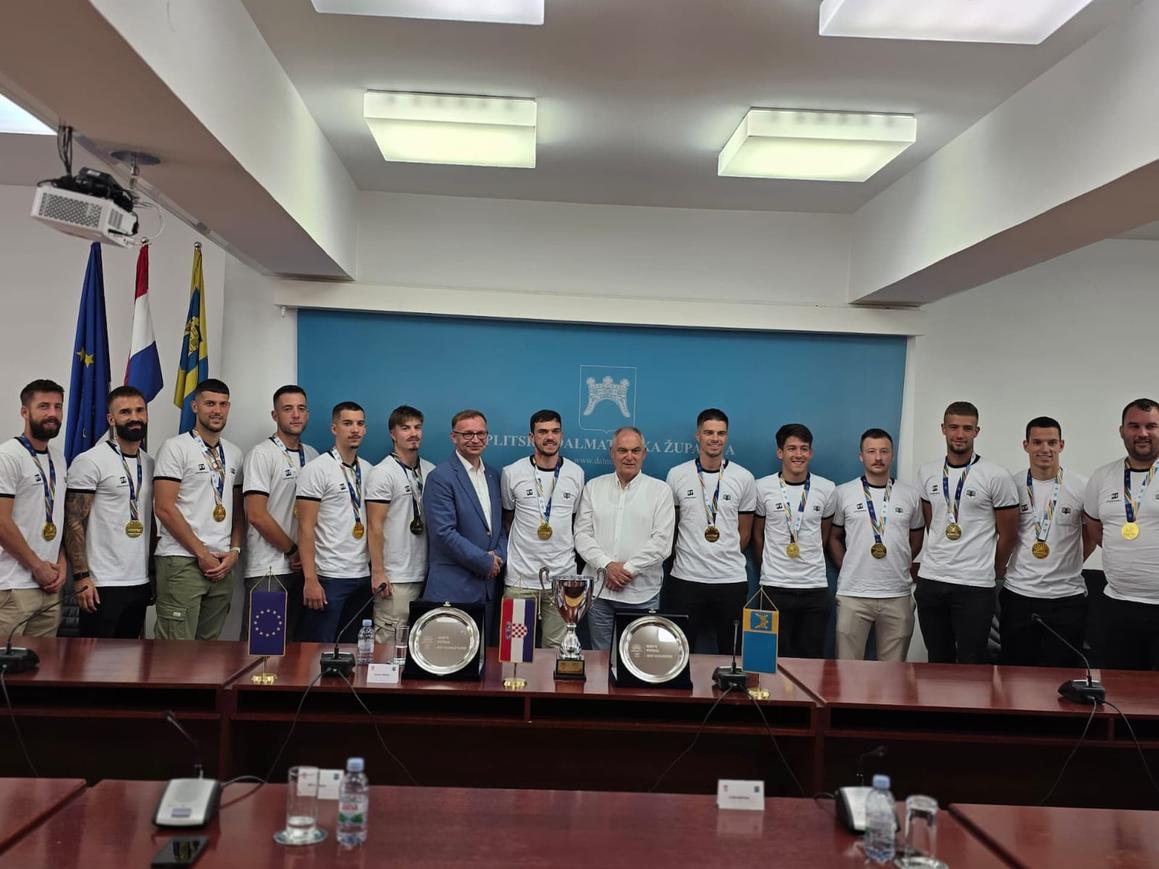 Europski prvaci sveučilišnih igara u futsalu na primanju u Županiji