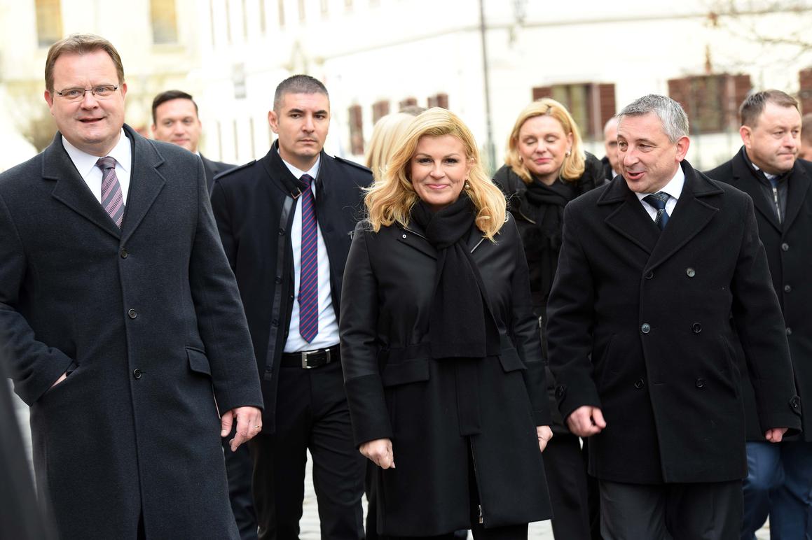 Predsjednica Grabar-Kitarović preselila ured u Varaždin