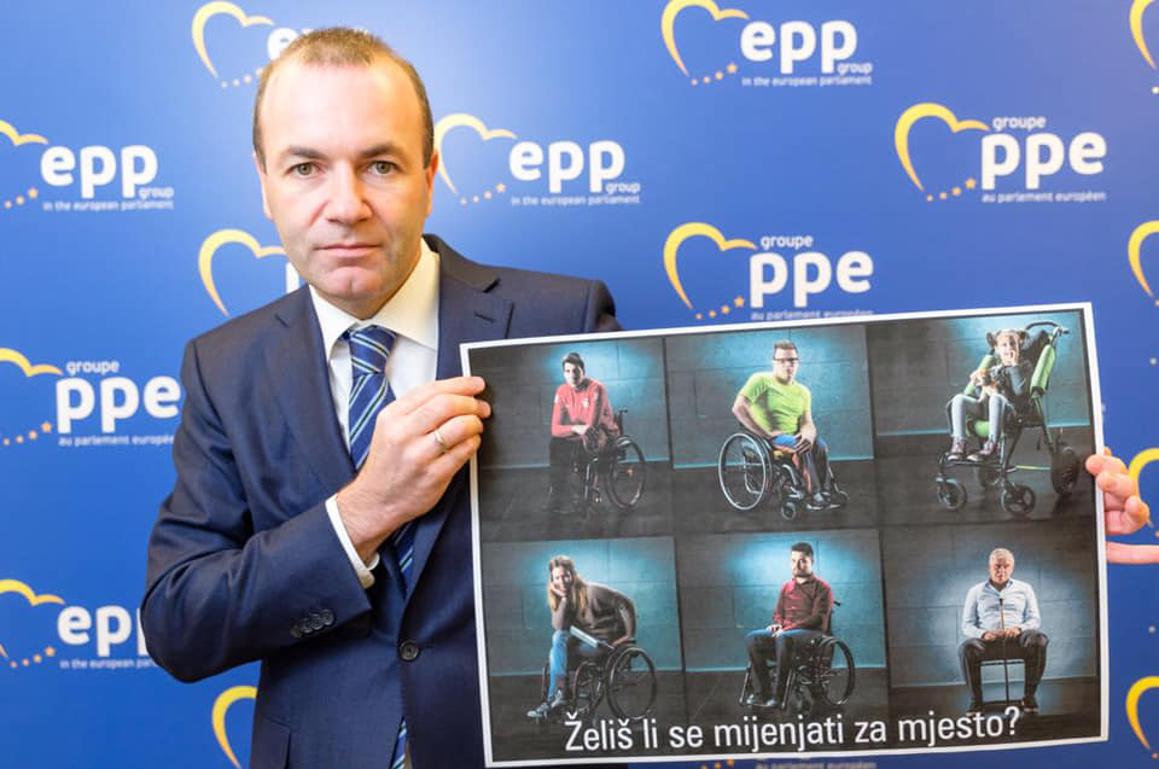 Kampanju Split parkinga podržao kandidat za predsjednika EK Manfred Weber