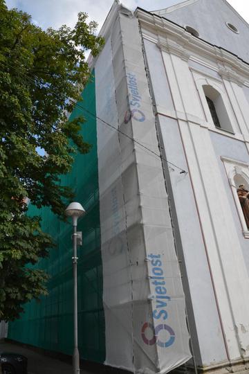 Počinje obnova sjevernog pročelja franjevačkog samostana KATEGORIJE News OPIS
