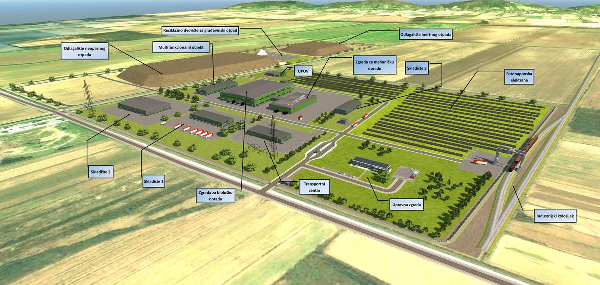 JEDAN OD GLAVNIH ciljeva projekta, čija je vrijednost narasla na 109 milijuna eura, zatvaranje je svih deponija na području koje pokriva centar, a to su četiri županije – Brodsko-posavska, Požeško-slavonska, Sisačko-moslavačka i Virovitičko-podravska