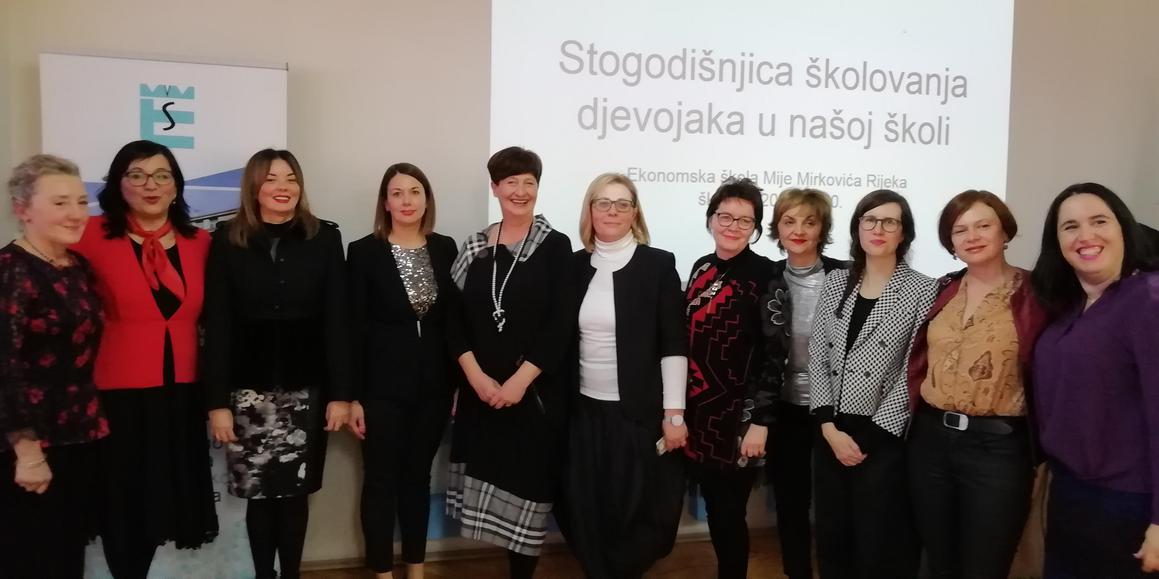 RIJEKA: Ekonomska škola Mije Mirkovića obilježila stogodišnjicu školovanja djevojaka