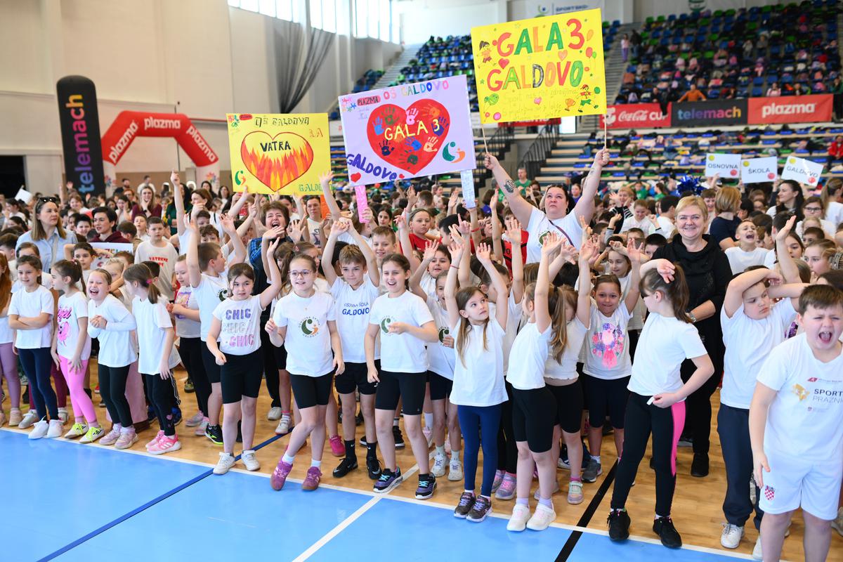 Nagradu za najfer navijanje u dvorani "Zeleni brijeg" zaslužio je tim Gala Galdovo