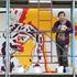 Karlovački slikar Leonard Lesić započeo rad na muralu s likom Miroslava Krleže
