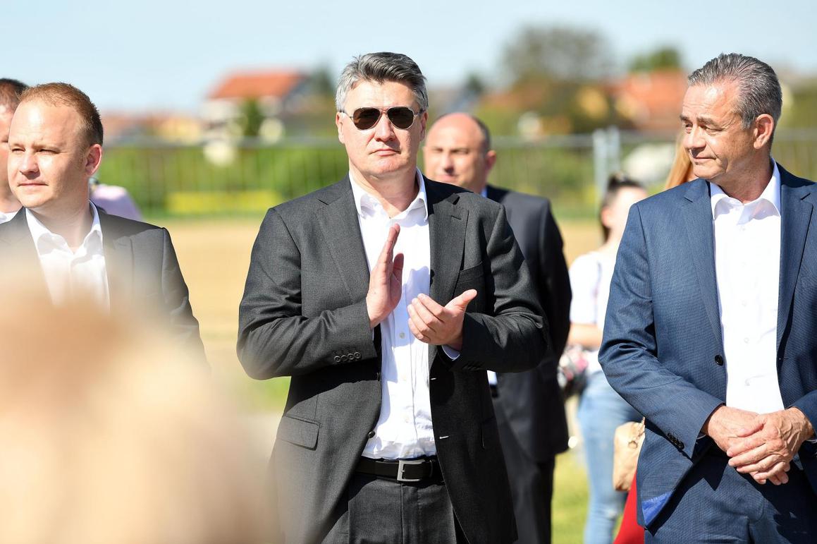 Predsjednik Milanović položio kamen temeljac za novu školu