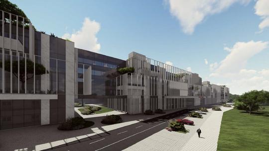 NAKON završetka projektne dokumentacije čeka se građevinska dozvola za novi KBC Osijek površine 150.000 četvornih metara sa 6 nadzemnih i 2 podzemne etaže, 1400 parkirališnih mjesta, 1300 kreveta i 38 kirurških dvorana