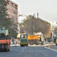 Postavljanje asfalta nakon visemjesečnih radova u Ulici dr. Franje Tuđmana