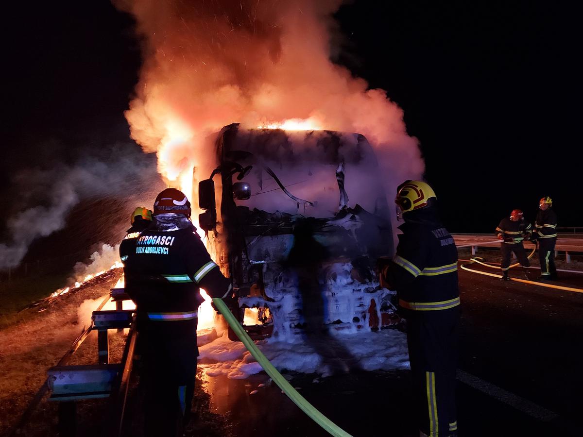 Andrijevački vatrogasci pokrivaju i sjeverni trak autoceste A3 od Sredanaca do Slavonskog Broda