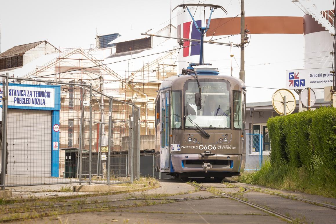 Pročele probne vožnje tramvaja