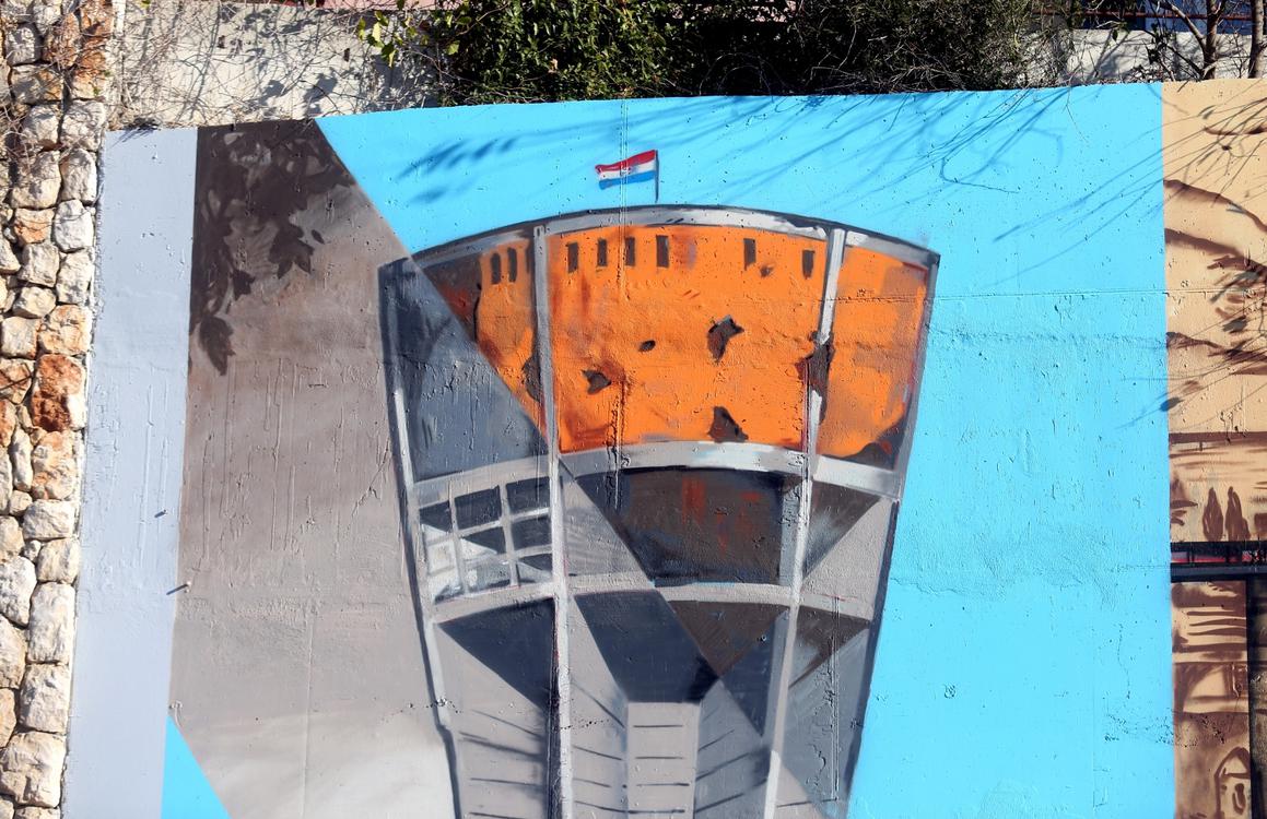 Završen mural posvećen gradu heroja, Vukovaru