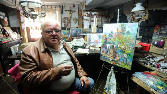 BOŽIDAR ŠKOFAČ, slikar rodom iz Letovanića, sudjelovao je u radu brojnih likovnih susreta i kolonija